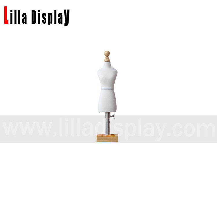 Lilladisplay White Cotton Pinnable Sewing 38 inch Chest Size Plus Size  Female Dress Form Pauline